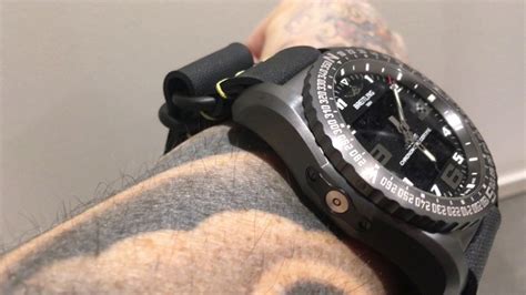 breitling b50 youtube|Breitling b50 night mission review.